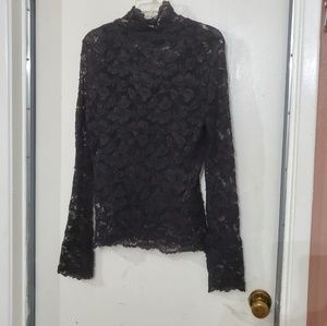 Black Laced Long Sleeve